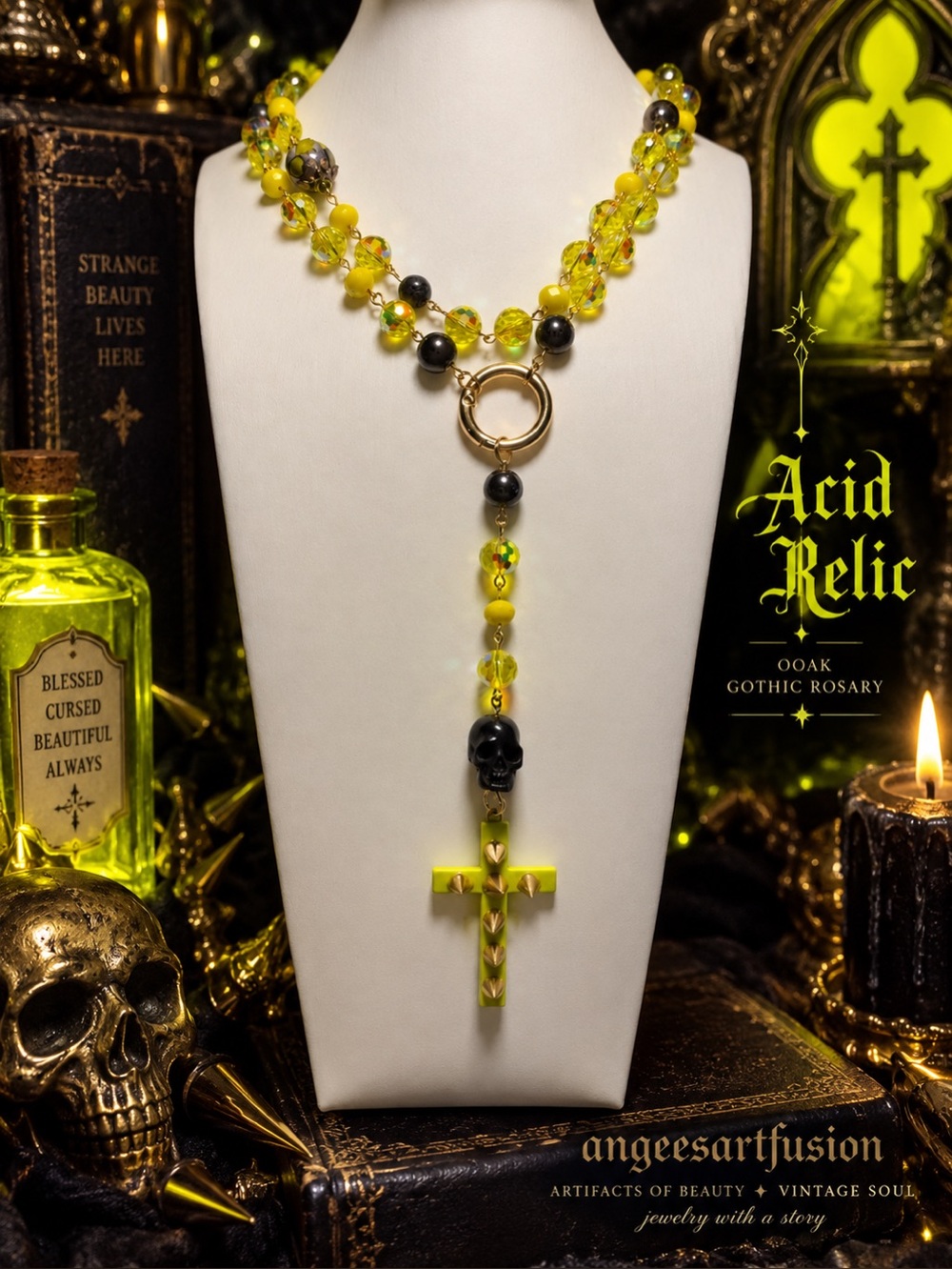 Gothic Rosary “Acid Relic”